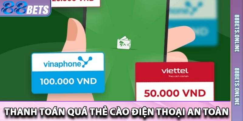 Thanh toán bằng thẻ cào điện thoại